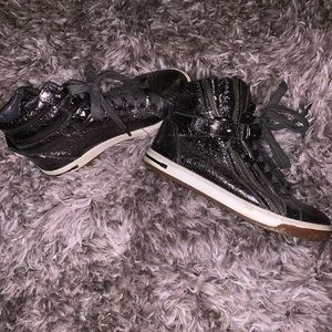 Silver Michael Kors sneakers